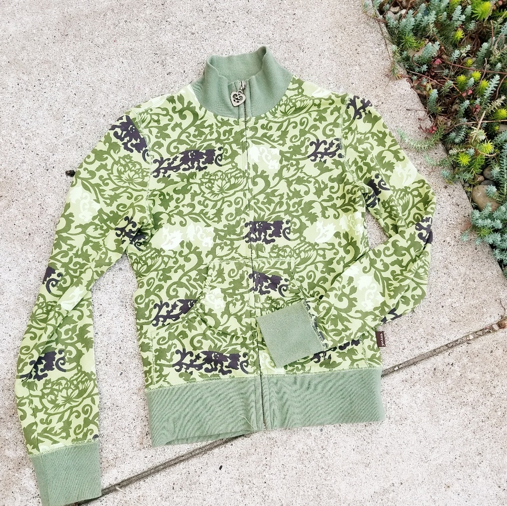 Prana Organic Cotton Zip Up Jacket